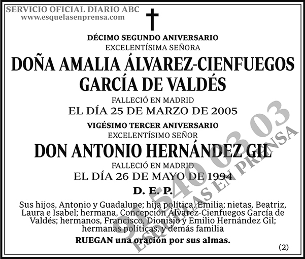 Amalia Álvarez-Cienfuegos García de Valdés